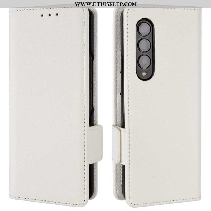 Etui Folio do Samsung Galaxy Z Fold 4 Winston Ze Sztucznej Skóry